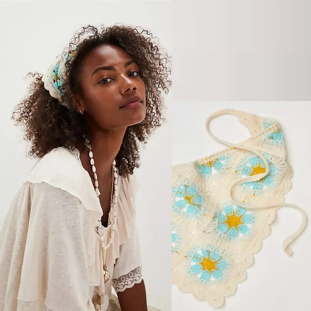 New Free People Casa Clara Ravine Hair Scarf